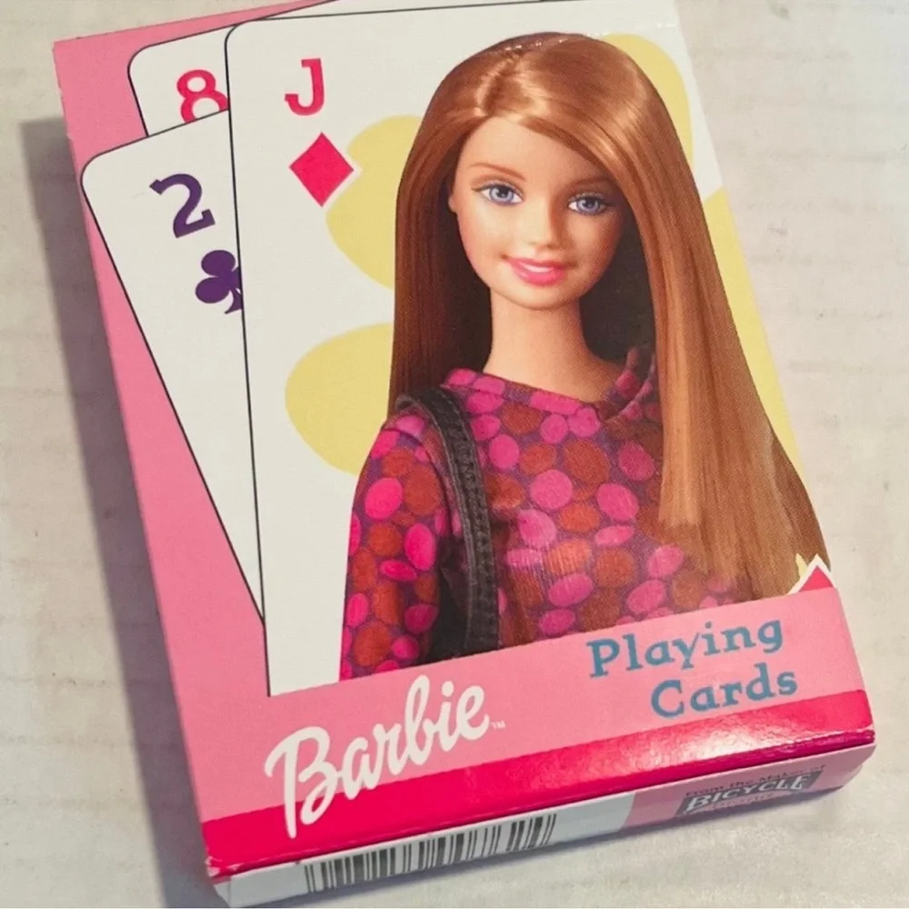 PRICE FIRM RARE Barbie Pink Playing Cards Collector Set - Picture 5 of 16